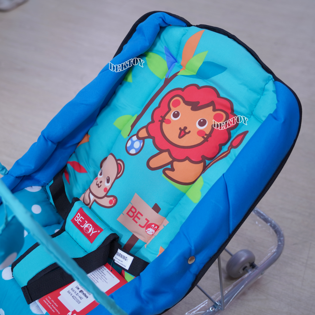 Firstfeels BEJOY เปลโยกเด็ก เปลโยกเด็กสำหรับนอนเล่น BJ A442 ลายสิงโต