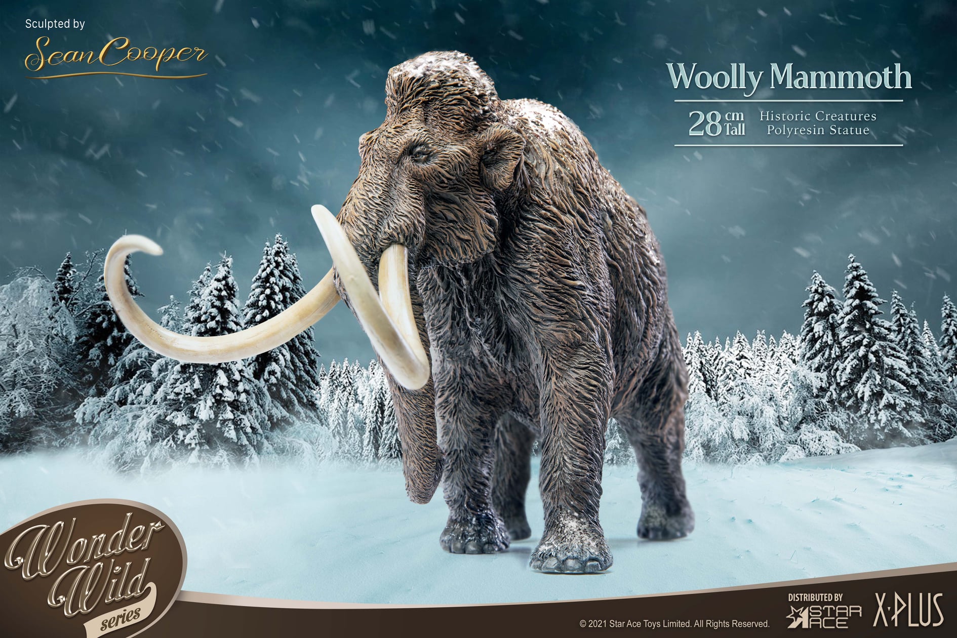 [สั่งจอง]X-Plus / STAR ACE Toys SA5001 : "WONDER WILD" series - Wooly Mammoth Statue