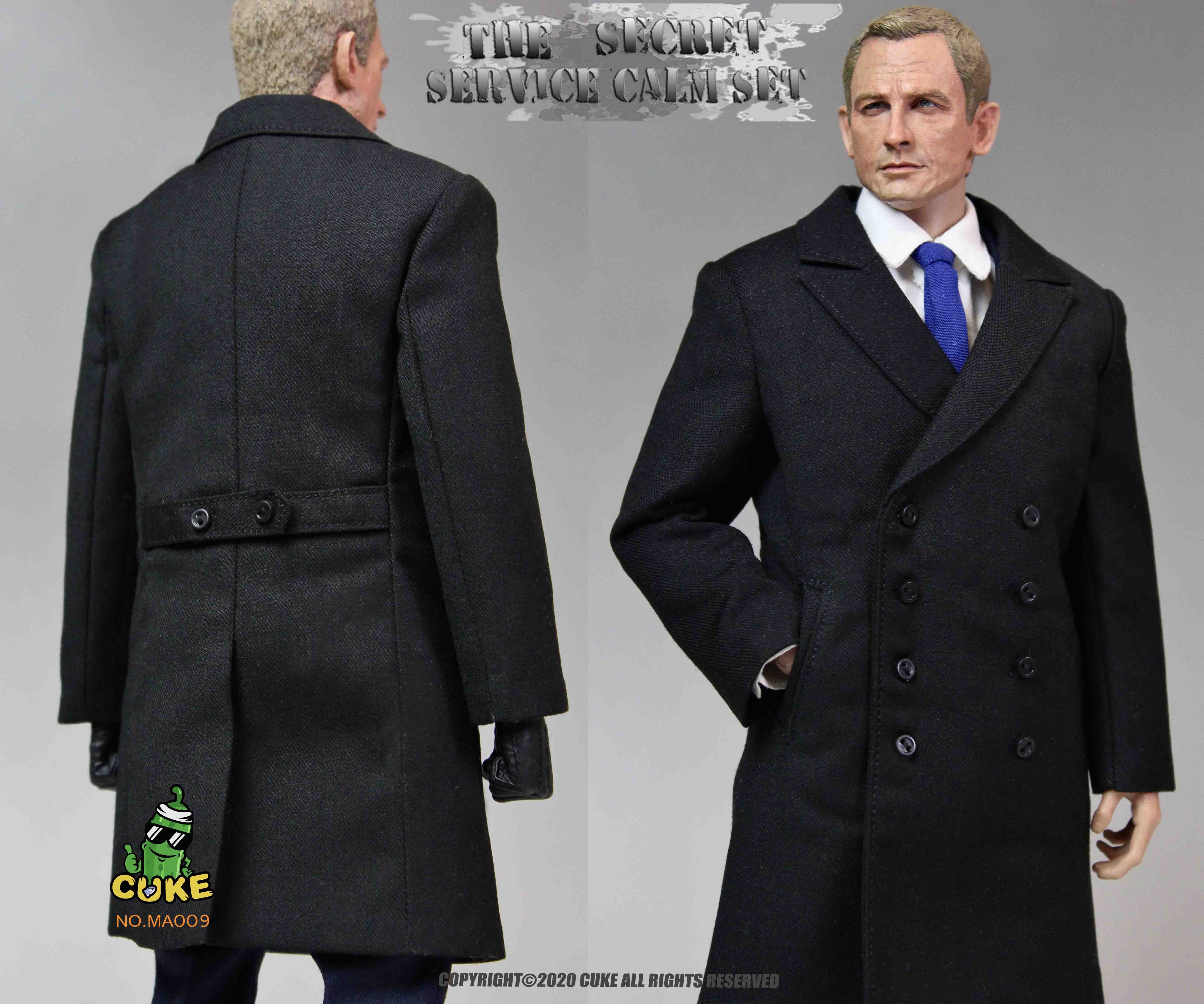 [สั่งจอง] CUKE TOYS MA-009A/B The Secret Service Calm Set Grey/Blue
