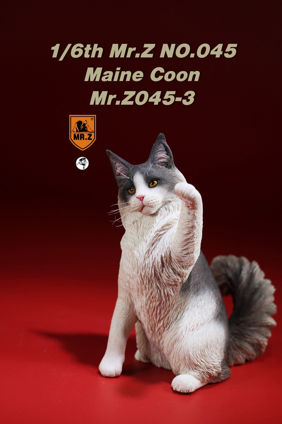 [สั่งจอง] MR. Z Animal Model MRZ045 1-5 1/6th : Maine Coon (all 5 colors)