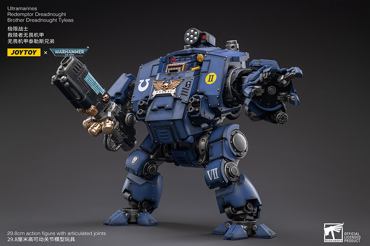 [พร้อมส่ง] "Joy Toy 1/18 : UItramarines [Reissue] - JT2757 : Redemptor Dreadnought Brother Dreadnought Tyleas"