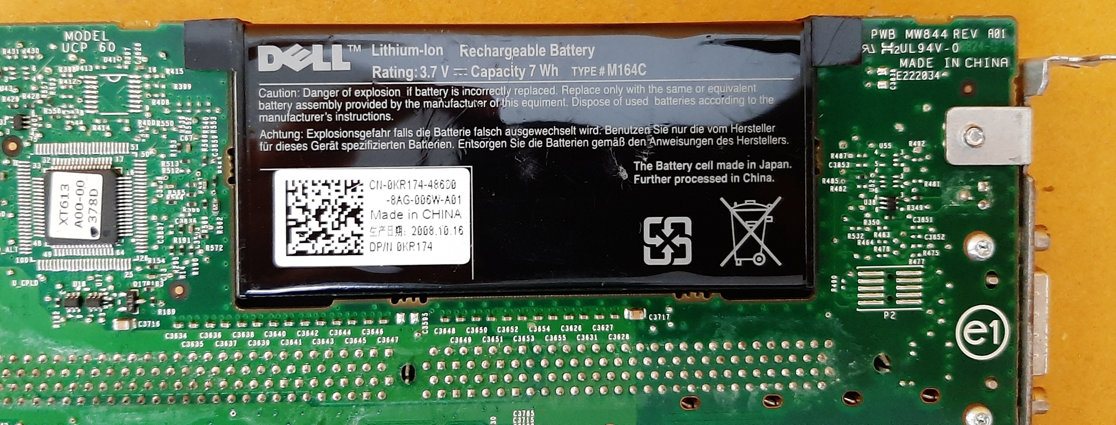 การ์ด Raid มือสอง Dell 0CNXVV PowerEdge PERC H700 6Gb/s SAS RAID Controller 512MB ประกันร้าน 1 เดือน