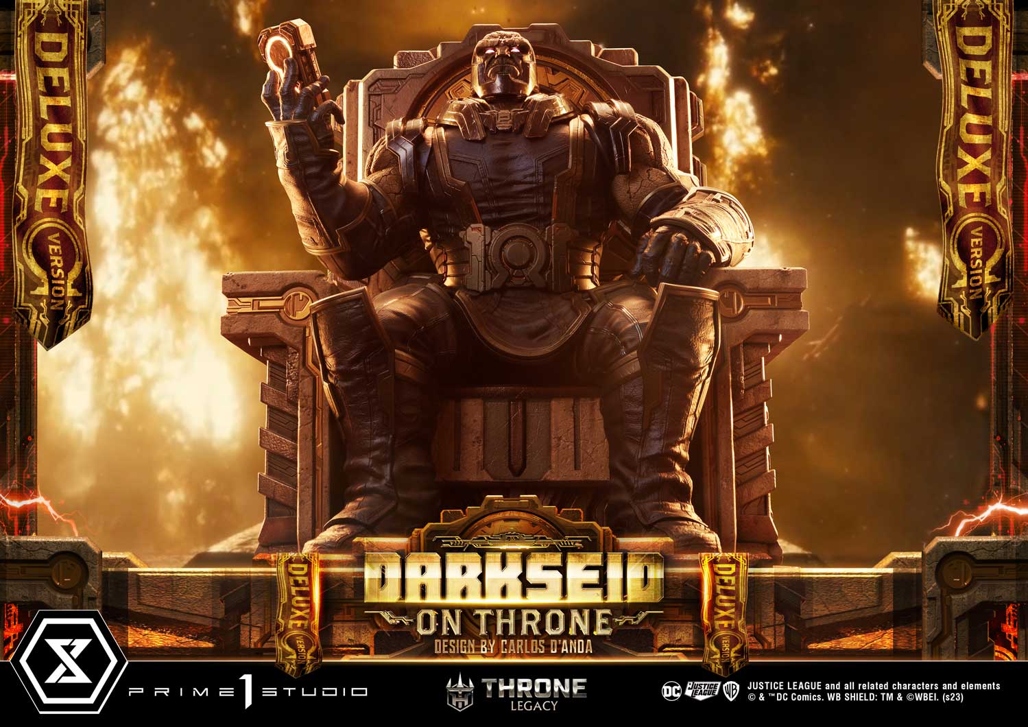 [สั่งจอง] Prime 1 Studio : Darkseid on Throne (Design by Carlos D'Anda)