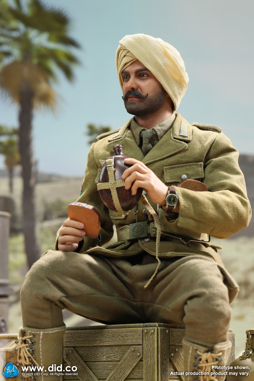 [สั่งจอง]DID D80185 1/6 : WWII German Africa Corps Supply Duty -Ishaan & Panzer Commander - Stauffenberg