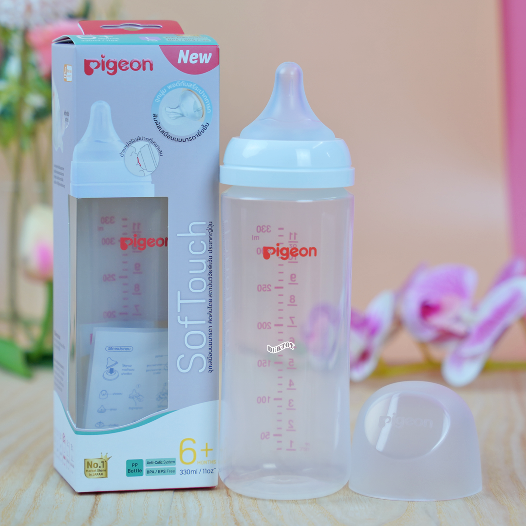 PIGEON พีเจ้น ขวดนมพีเจ้น PP 11 ออนซ์ 330 มล คอกว้าง