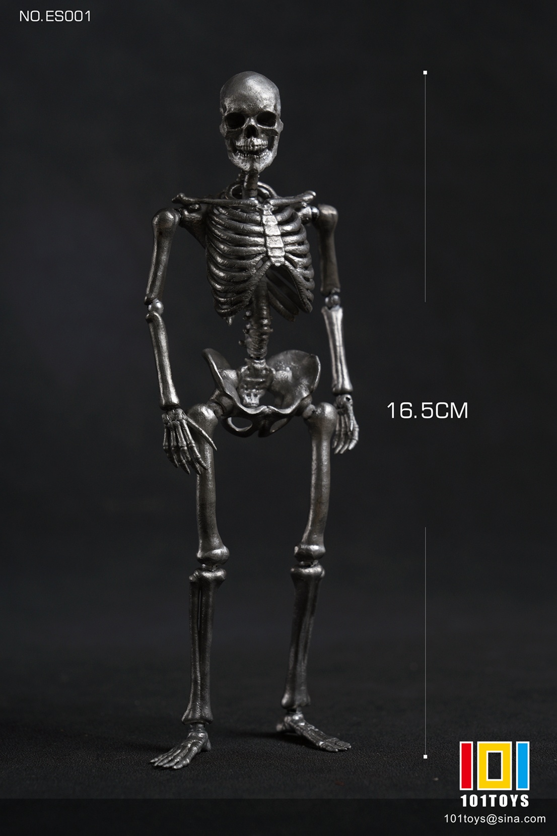 [พร้อมส่ง] "101TOYS 1/12 : PALM ELF SERIES SKELETON FRAME BOBY - NO.ES001 -Silver Edition"