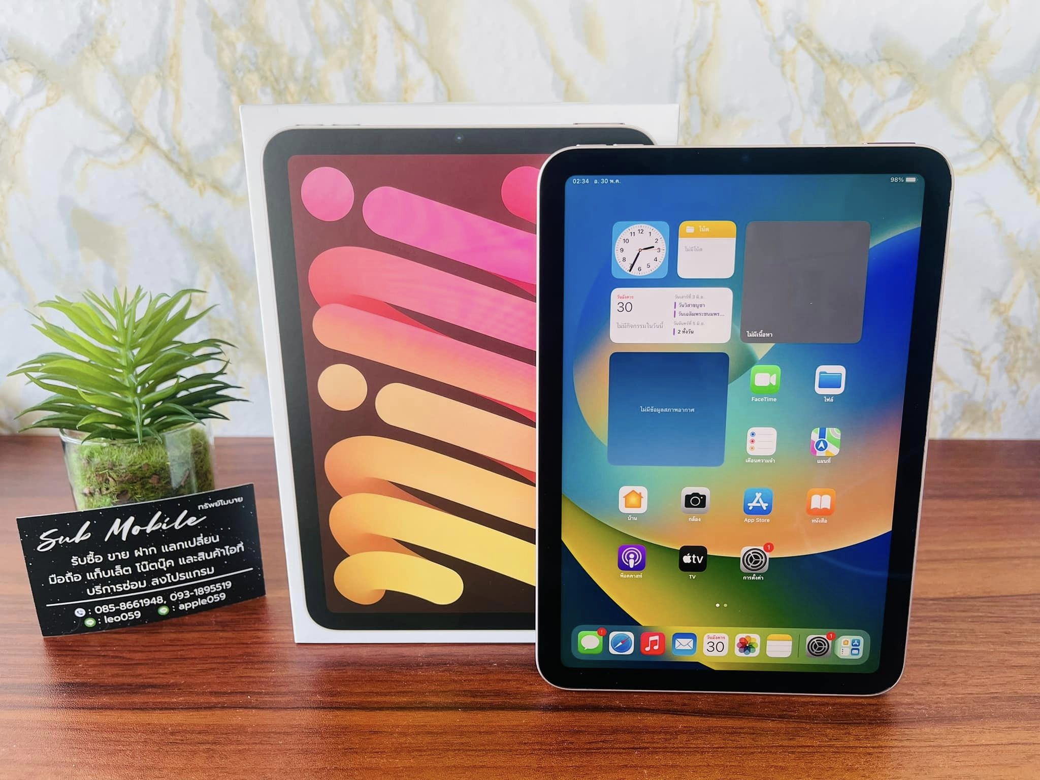 iPad Mini 6 Pink 256GB WiFi มือสอง