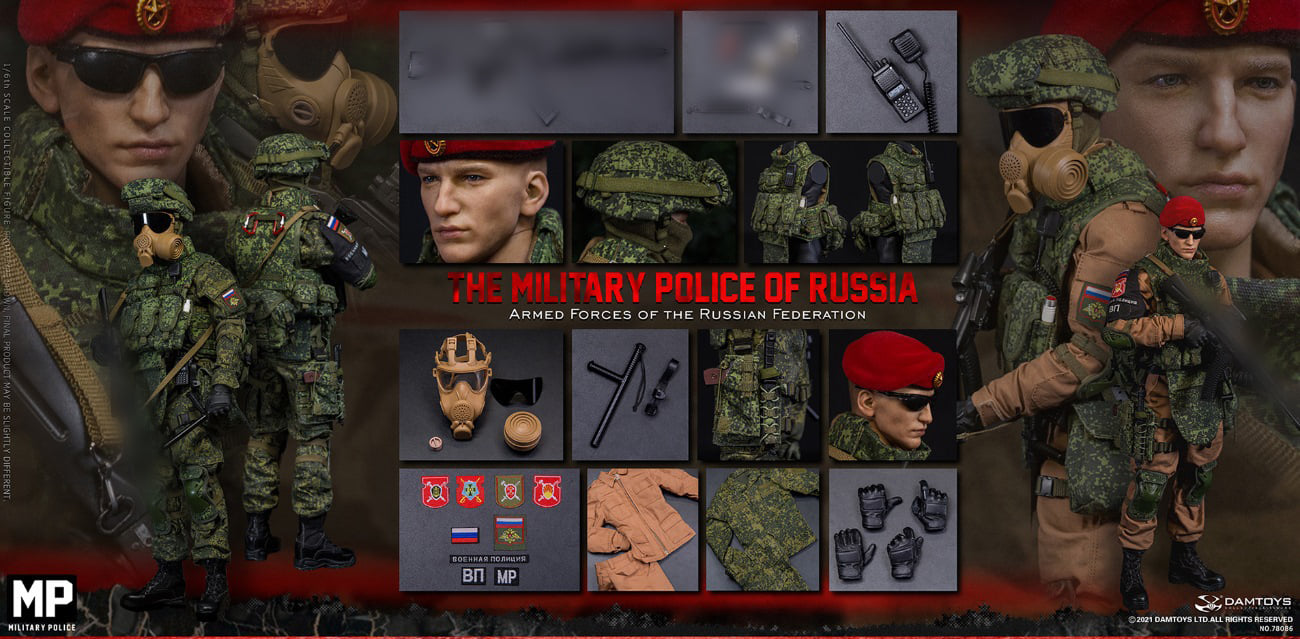 [สั่งจอง]DAMTOYS 78086 1/6 Armed Forces of the Russian Federation - RUSSIAN MILITARY POLICE