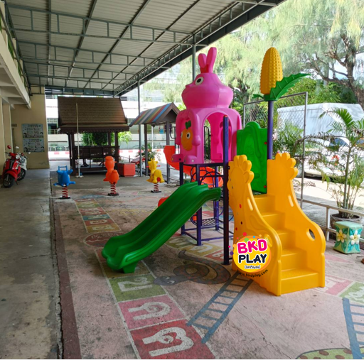 เครื่องเล่นสนามกลางแจ้ง-ในร่ม,ชุดกระต่ายกับยีราฟ, เครื่องเล่นสนาม,เครื่องเล่นเด็ก,ครุภัณฑ์สนามเด็กเล่น, งบสพฐ,โครงการโรงเรียนประชารัฐ playground,สไลเดอร์,ของเล่นเสริมพัฒนาการ,เครื่องเล่นสนาม, สนามเด็กเล่น