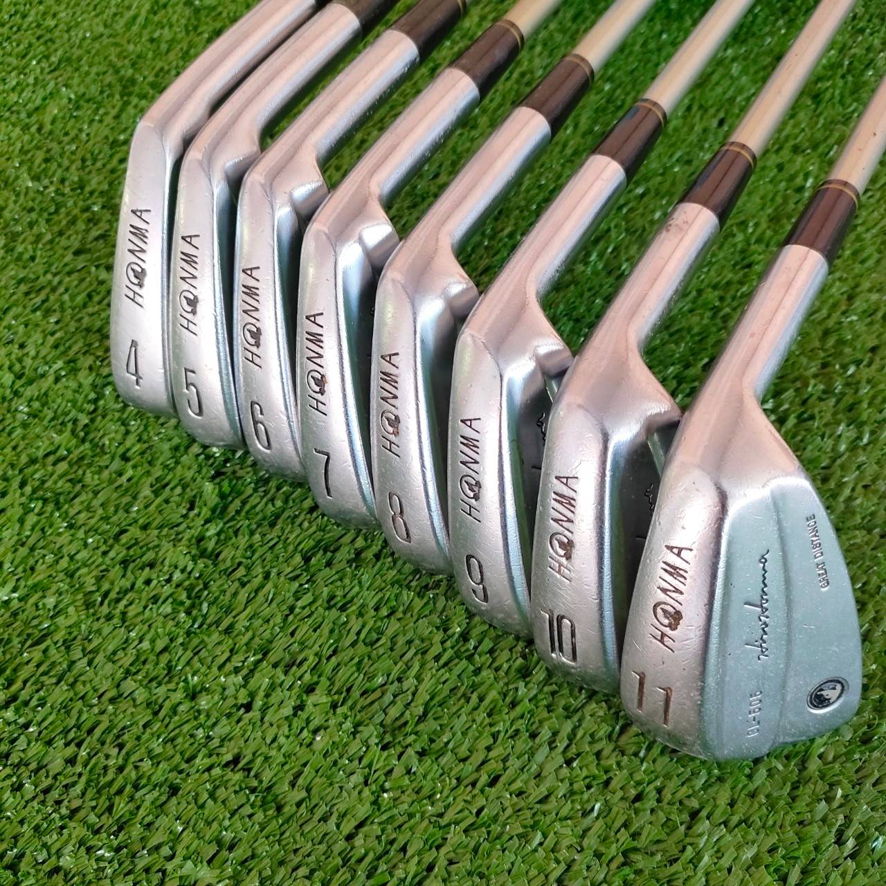 ชุดเหล็ก HONMA CL-505 มีเหล็ก 4 - 11 ครบชุด ก้าน HONMA M40 เหล็ก FORGED สุดพรีเมี่ยม จาก HIRO HONMA JAPAN ตีไกลได้ระยะ GREAT DISTANCE