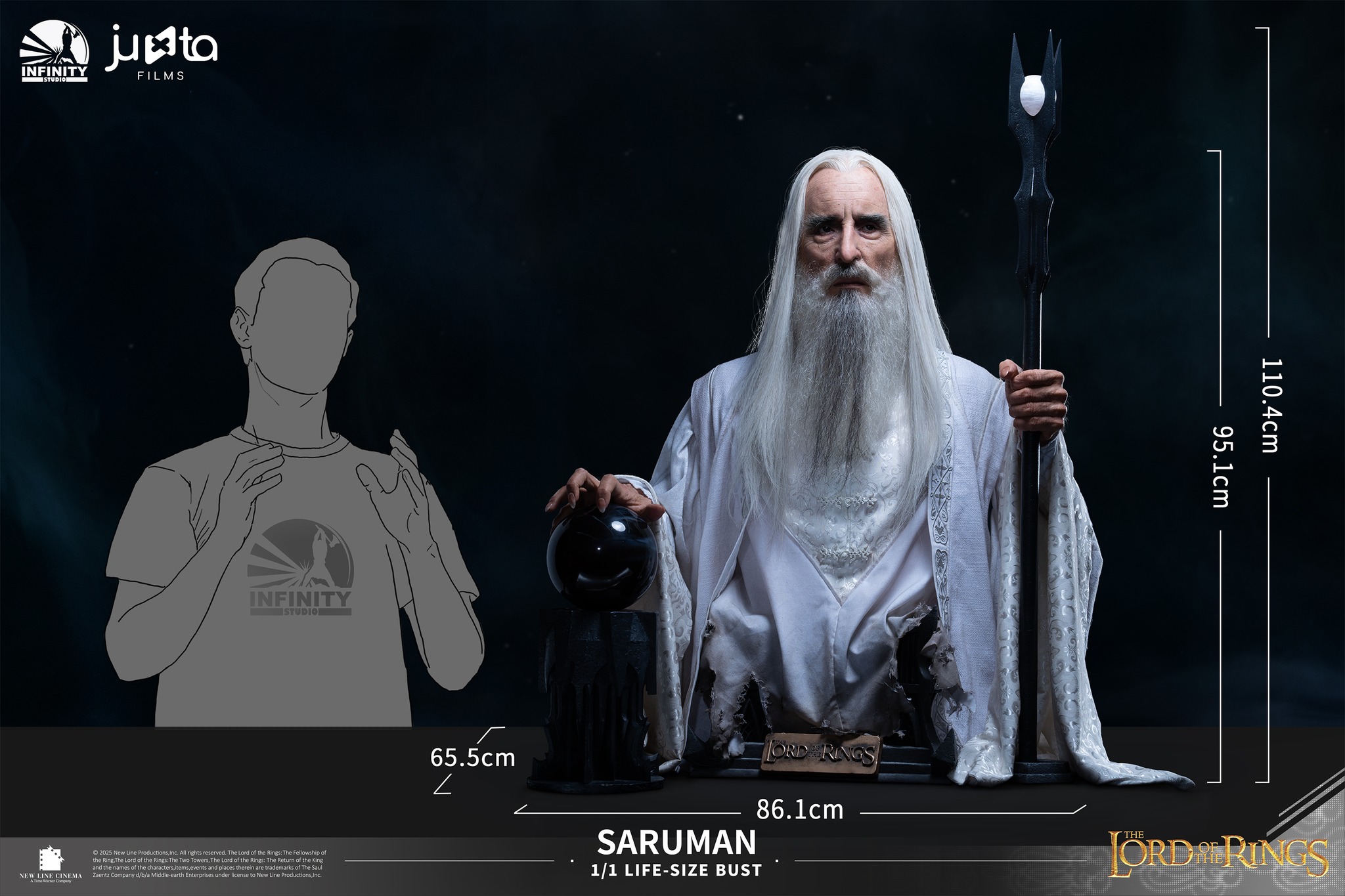 [สั่งจอง] Infinity Studio : Saruman Life-Size Bust (The Lord of the Rings)