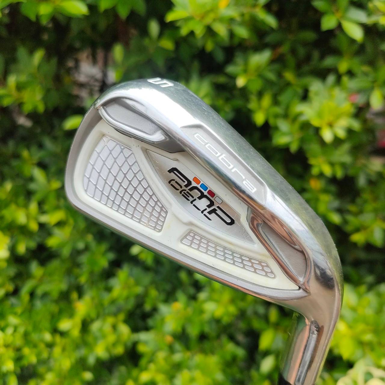 ชุดเหล็ก COBRA AMP CELL มีเหล็ก 5 - 9 เเละ PW ก้าน N.S.PRO 950 GH FLEX S คุณสมบัติพิเศษทรงประสิทธิภาพของ AMP CELL IRONS ไม้กอล์ฟมือสอง ของแท้ BY NakaraLuxurious