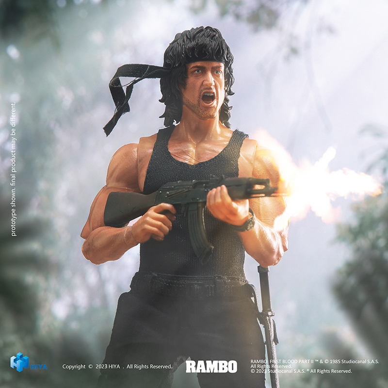 [พร้อมส่ง ] HIYA Toys EXQUISITE SUPER Series 1/12 : Rambo First Blood2 ESR0099