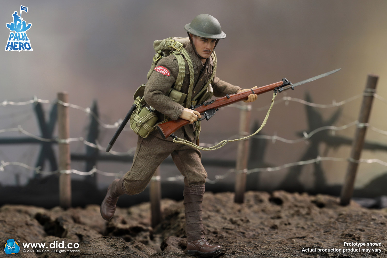 [พร้อมส่ง] DID XB80028 1/12 : WWI British Infantry - Albert Brown