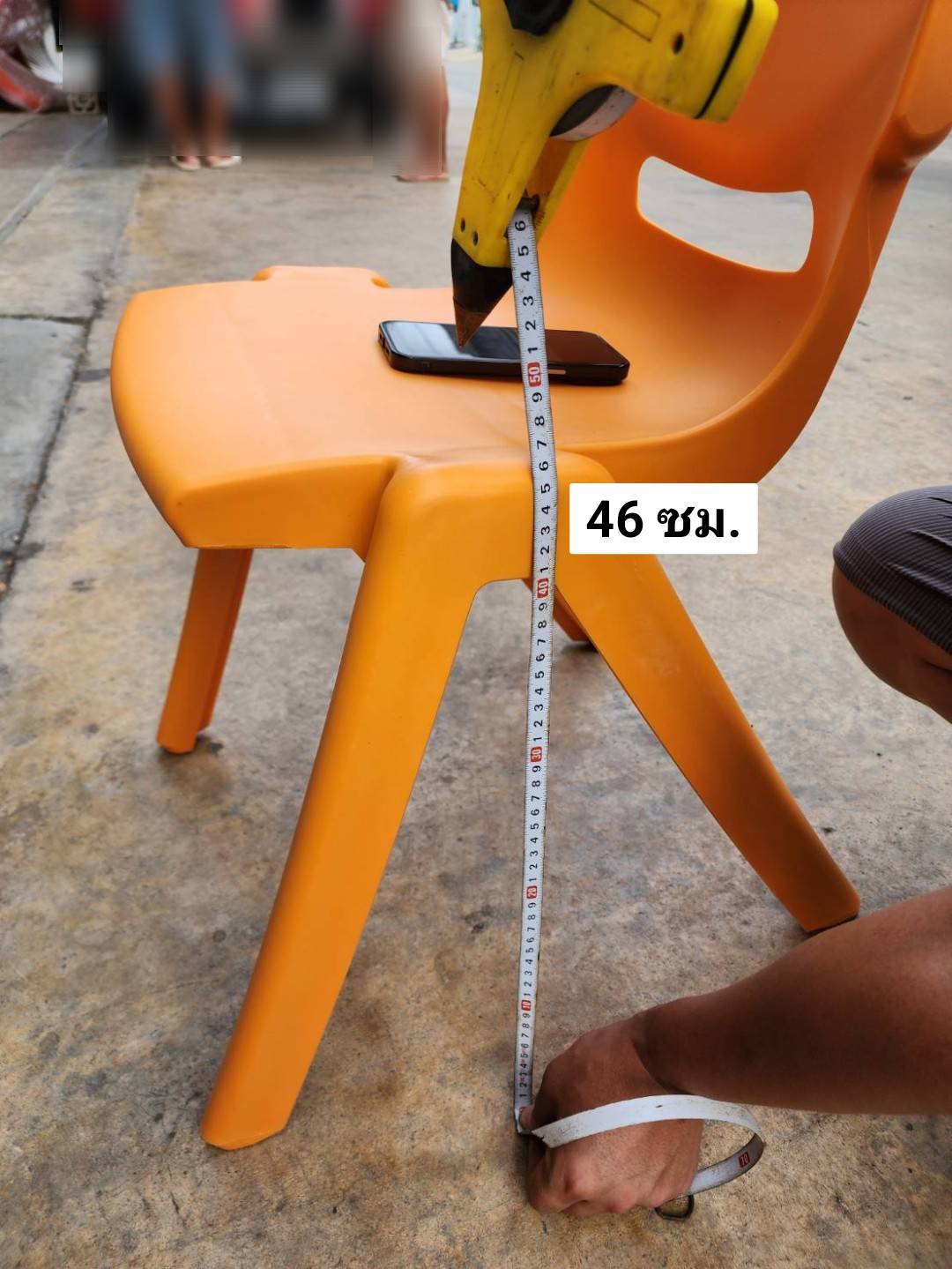 เก้าอี้ไซส์46 ความสูง 77 เซนติเมตร พลาสติกหนาอย่างดี สำหรับเด็ก มัธยม นักศึกษา และผู้ใหญ่ Pre order 40 ถึง 60 วัน