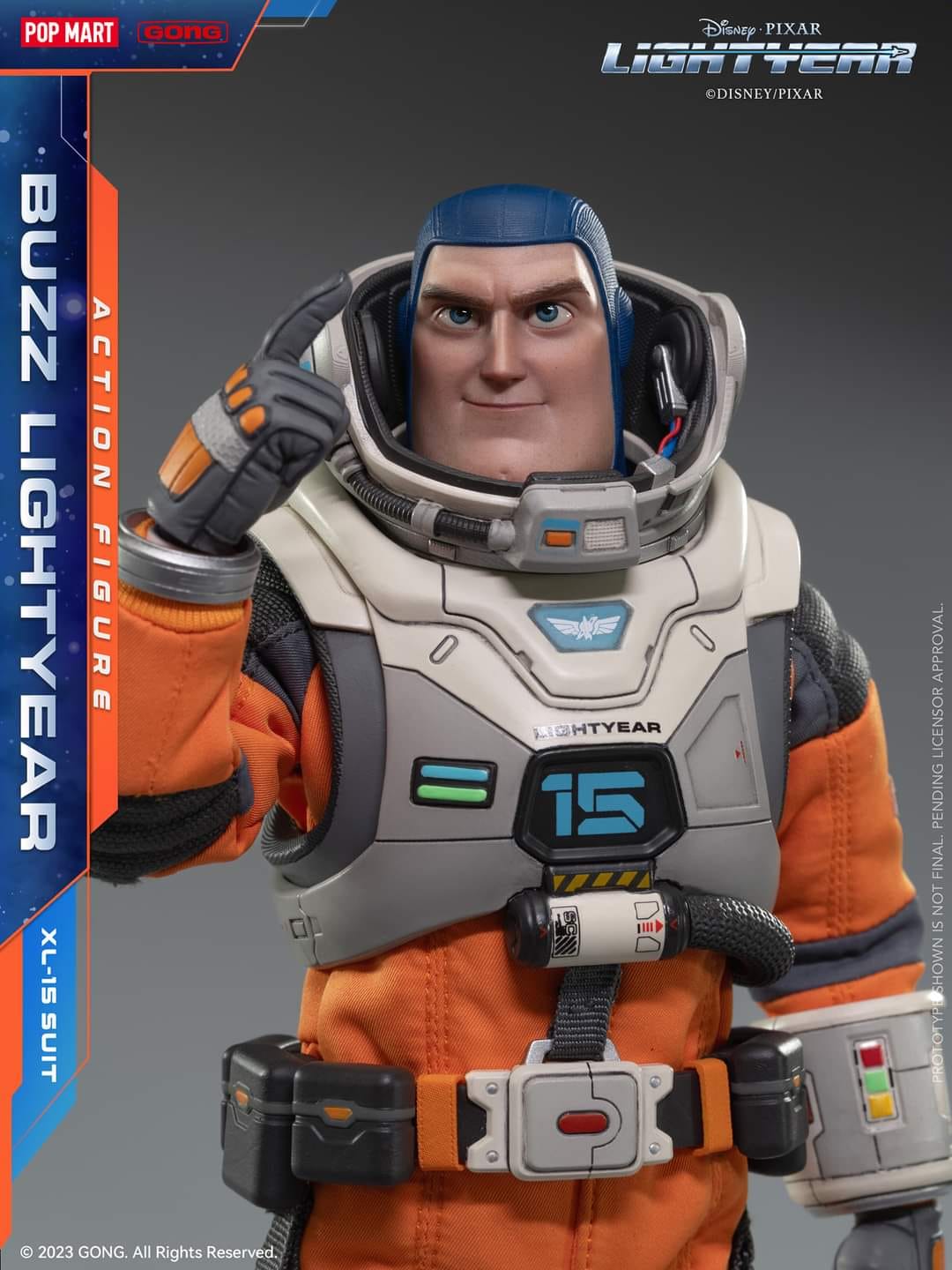 [สั่งจอง]POP MART Gong Studio : Buzz Lightyear XL-15 Suit version (22.5 Cm)