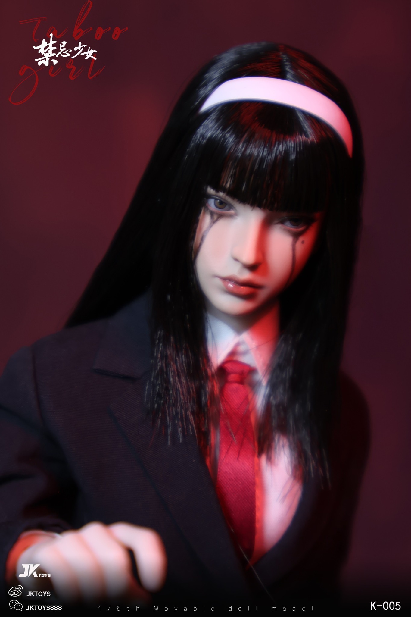 [พร้อมส่ง] JKTOYS K-005 1/6 : Taboo girl Tomie cosplay