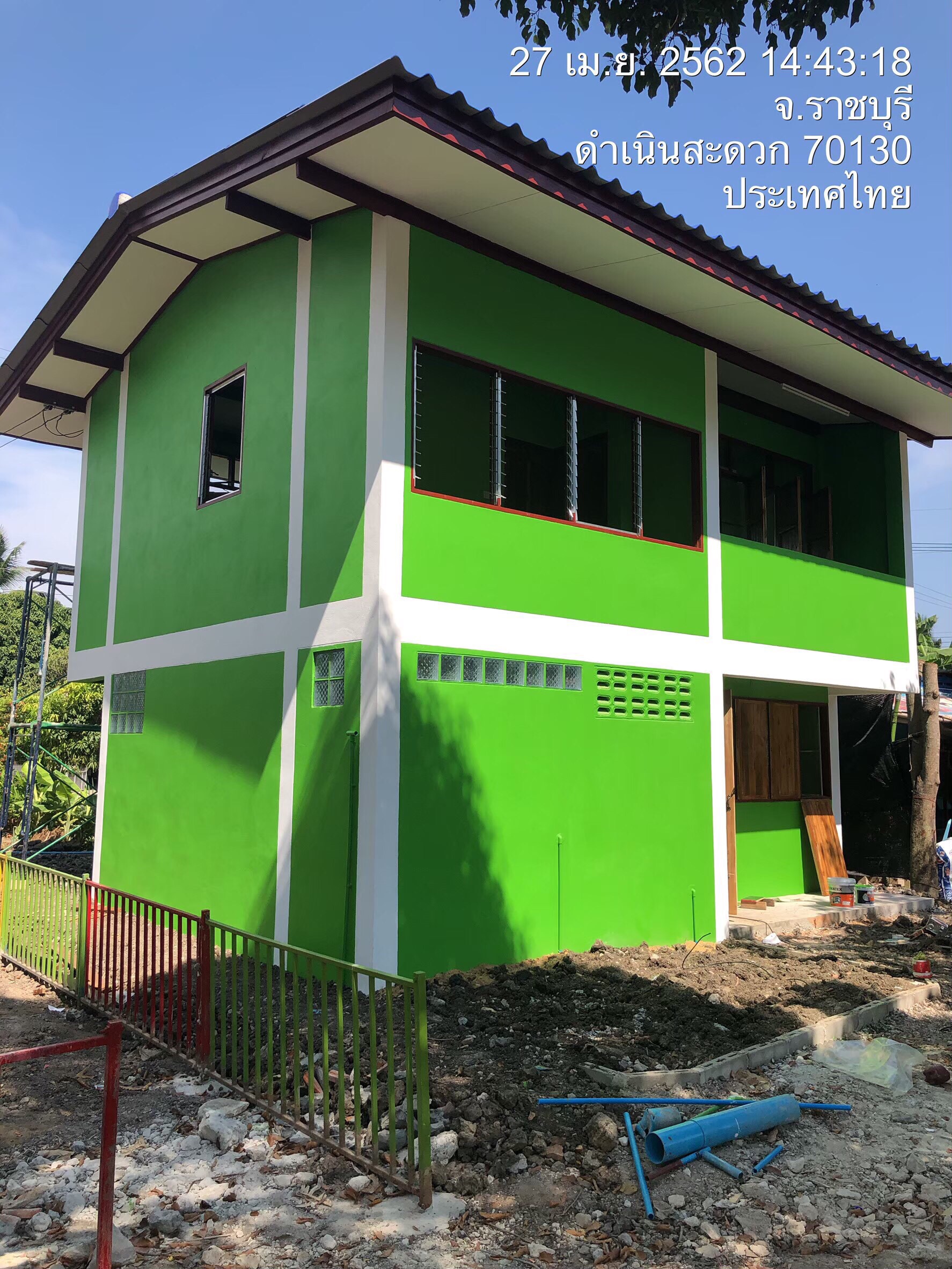 งานสร้าง ห้องพักครู รร.ดอนฟักทอง