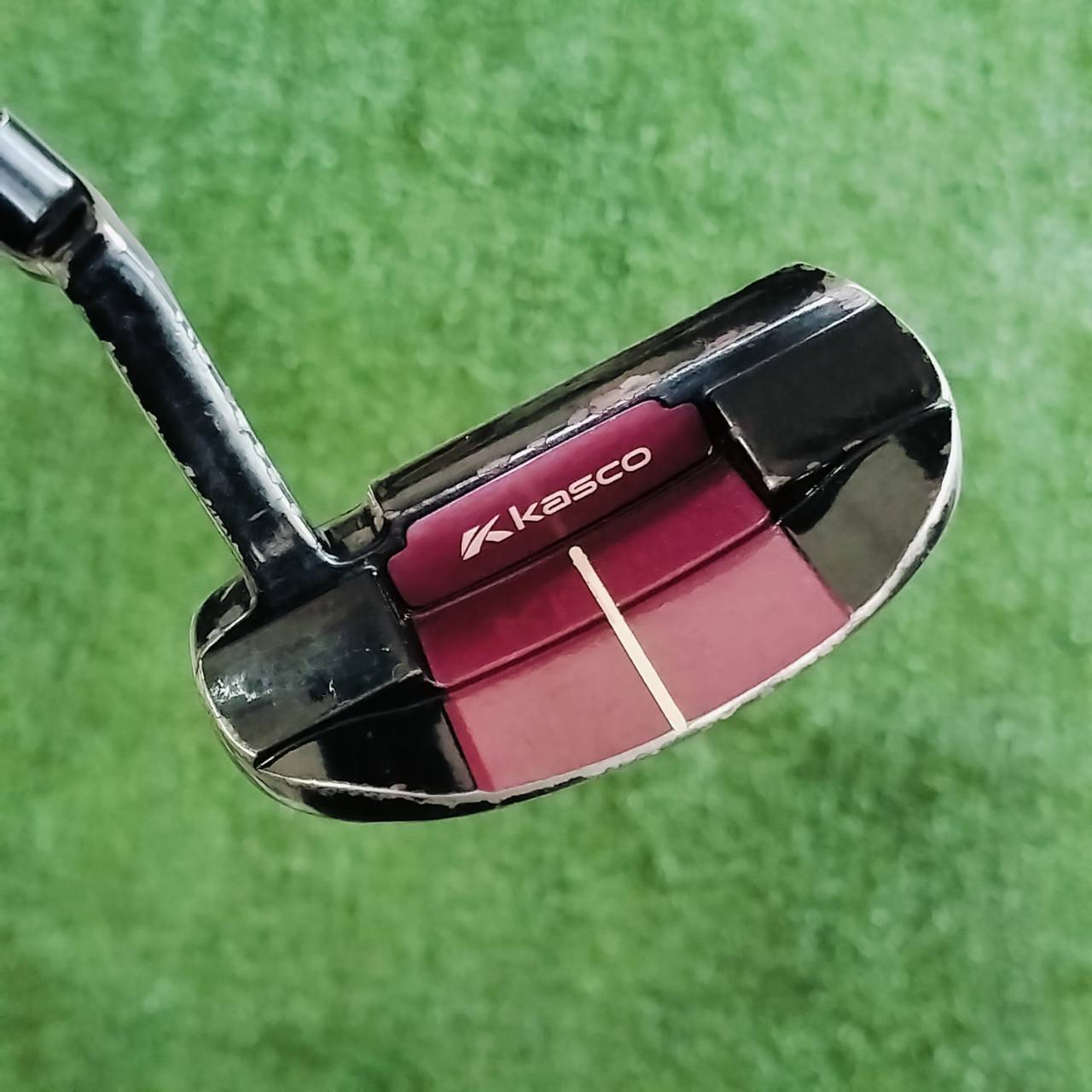 ** ไม้กอล์ฟผู้หญิง ** PUTTER KASCO FEREINA 🌸INNER BEAUTY DESIGND🦋 ความยาว 33 นิ้ว พรีเมี่ยมญี่ปุ่น PUTTER แบบซาลาเปา บล๊านซ์ มาก ไม้กอล์ฟพรีเมี่ยมมือสอง ของแท้ By NakaraLuxurious