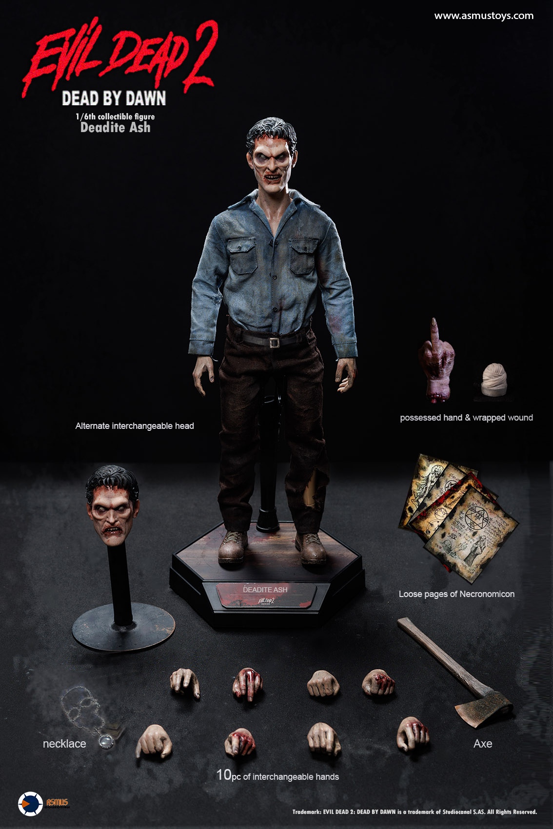[สั่งจอง] ASMUS TOYS EDA002 1/6 : EVIL DEAD II SERIES: DEADITE ASH