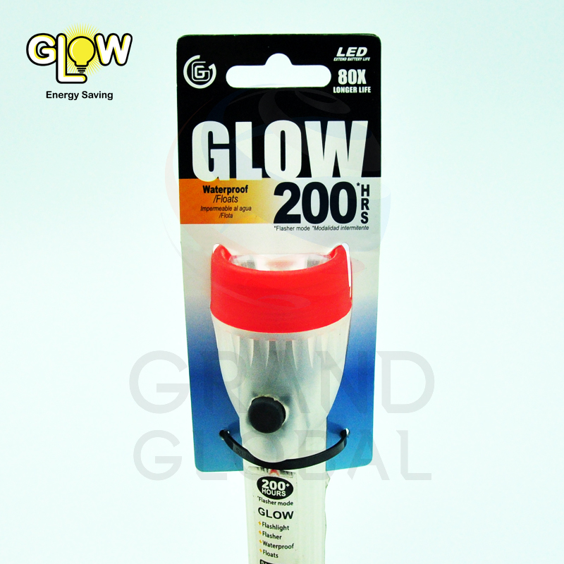 GLOW ไฟฉาย LED อเนกประสงค์ กันน้ำ พร้อมไฟฉุกเฉิน