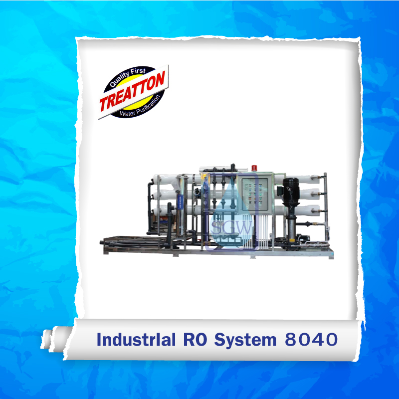 "TREATTON" Industrial Reverse Osmosis System 8040