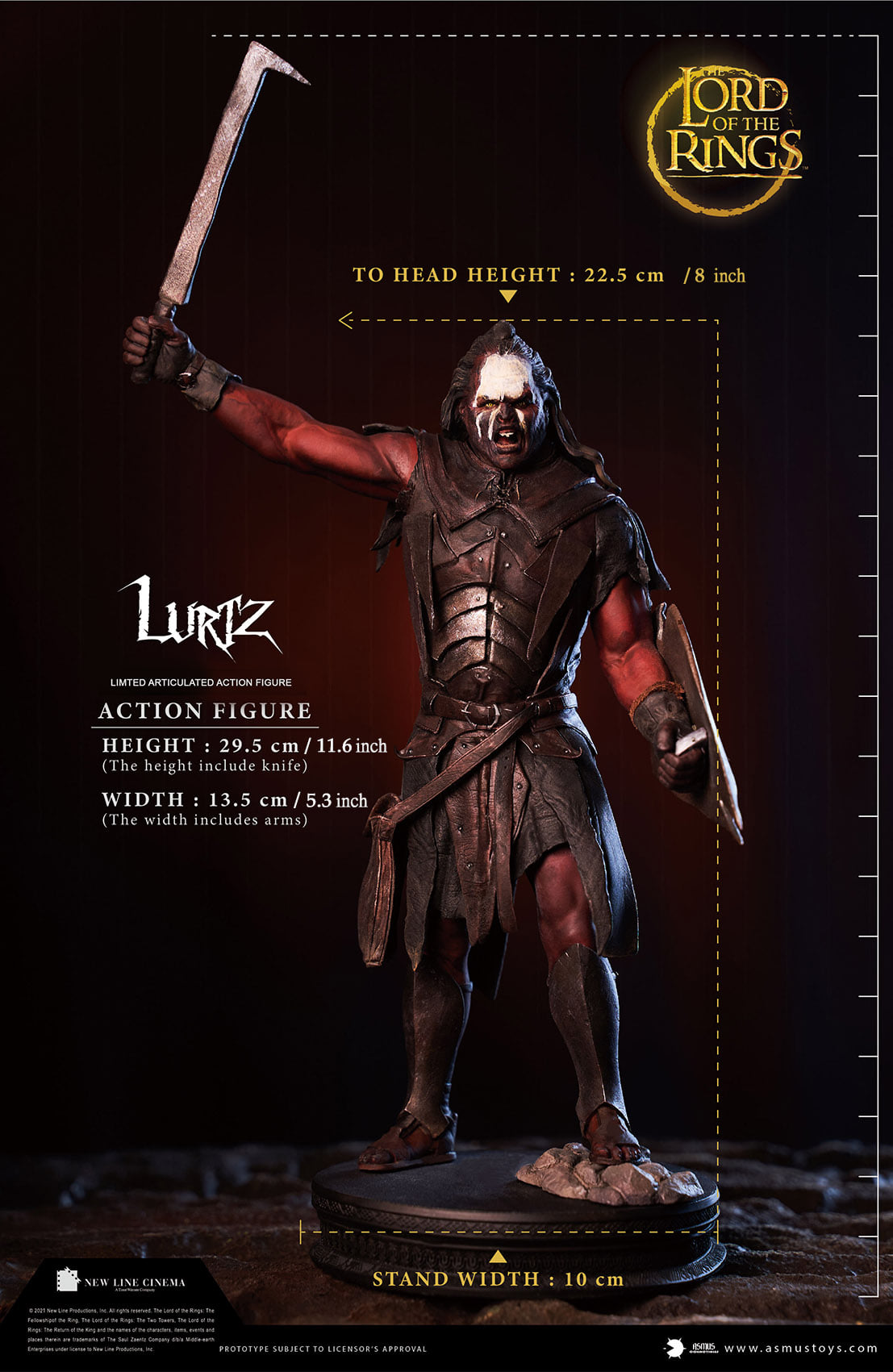 [สั่งจอง]Asmus Toys LOTR8IN003 : LURTZ