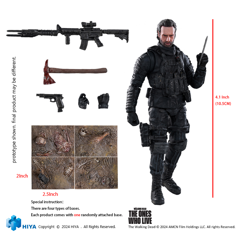[สั่งจอง]Hiya Toys EMW0309 1/18 : Rick (The Walking Dead: The Ones Who Lived)