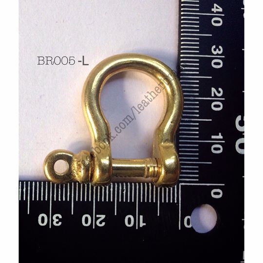 BR005 เกือกม้า อะไหล่ทองเหลืองแท้ Leatherbrass **ราคาต่อชิ้น** อะไหล่กระเป๋า