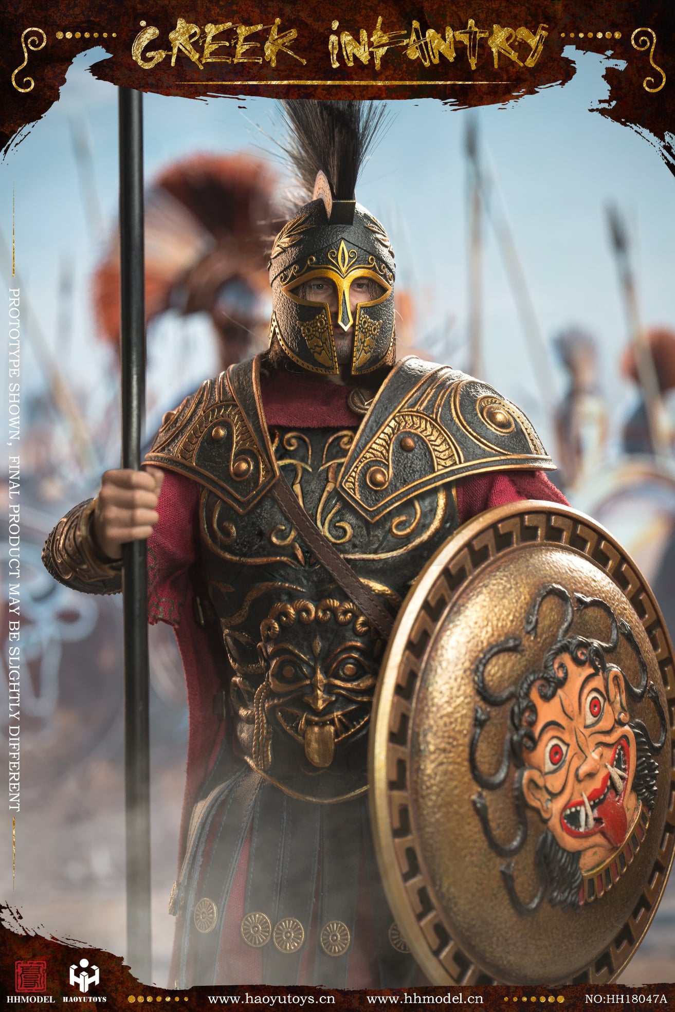 [สั่งจอง]HHMODEL x HAOYUTOYS HH18047 1/6 : Imperial Army-Greek Infantry Gold Edition