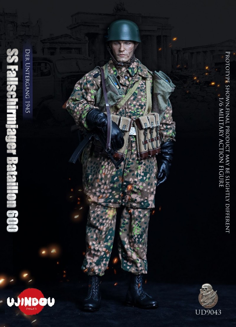 [สั่งจอง]UJINDOU UD9043 1/6 : SS Fallschirmjager Bataillon 600 Der Untergang 1945