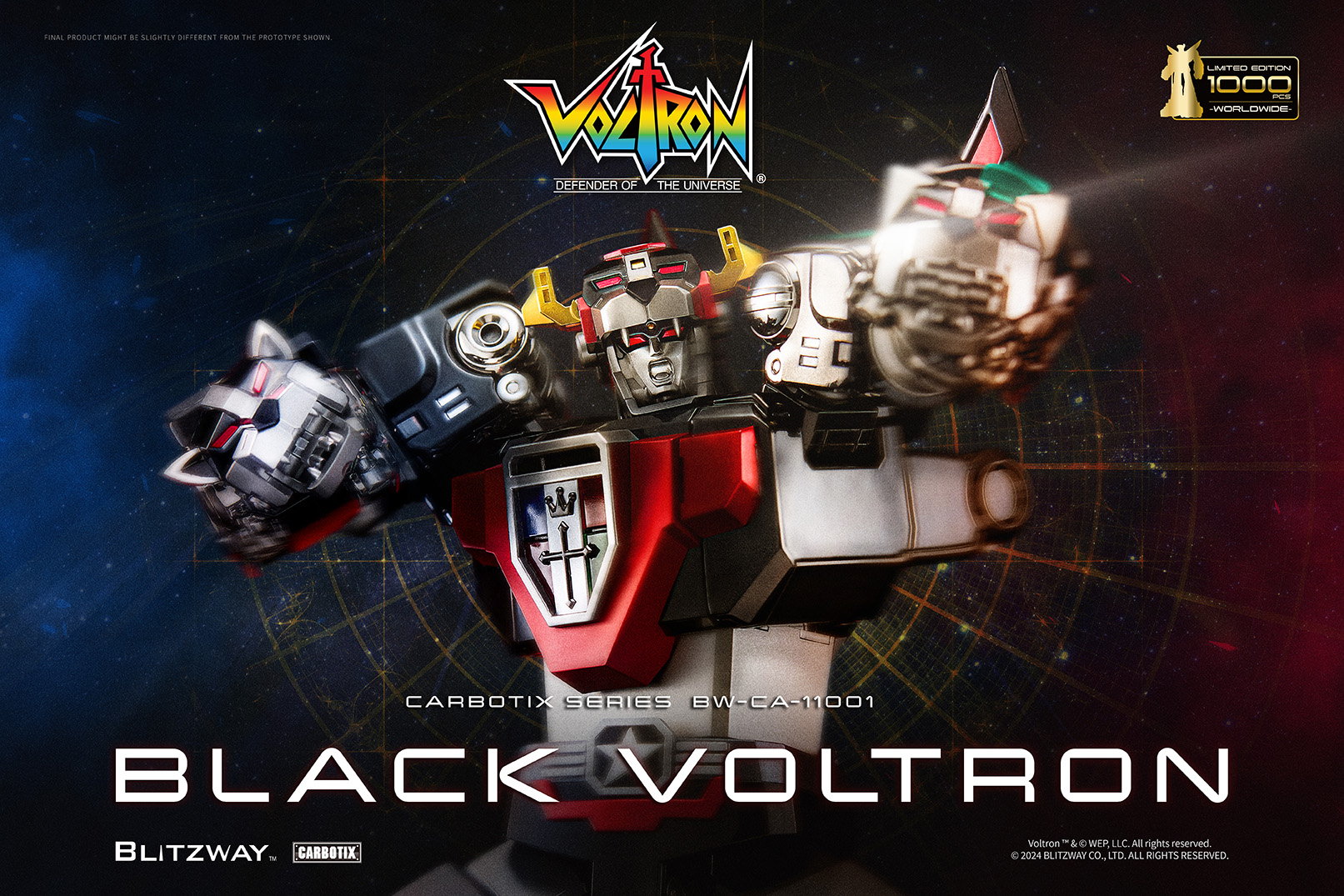 [สั่งจอง] Blitzway Carbotix : Black Voltron