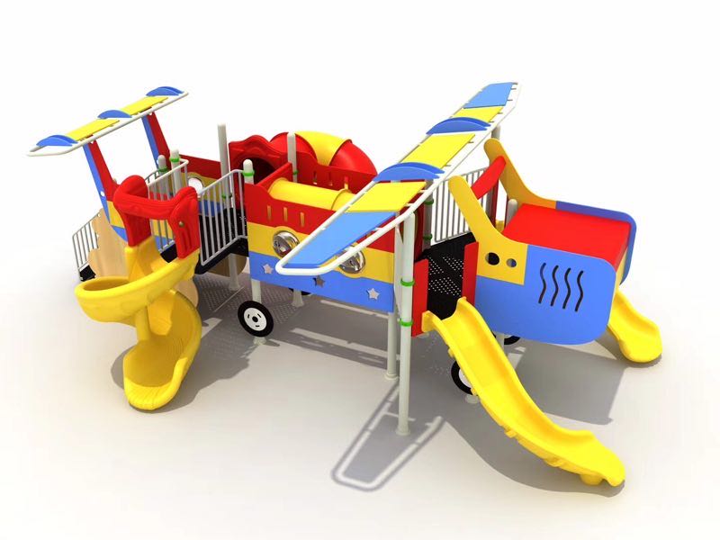 เครื่องเล่นสนาม สไลเดอร์ อุโมงค์ Jet plane เครื่องบินเจ็ตเครื่องเล่น, สนามเด็กเล่น เครื่องเล่นสนามกลางแจ้ง ในร่มราคาถูก เครื่องเล่นสนามปฐมวัย outdoorplayground ครุภัณฑ์สนามเด็กเล่น, สพฐ,โครงการโรงเรียนประชารัฐ ศูนย์พัฒนาเด็กเล็ก