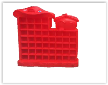 ชั้นวางแก้ว 48 ช่อง ,ชั้นวางแก้วพลาสติก,เฟอร์นิเจอร์เด็ก,พร้อมส่ง