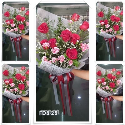 FD8-28 : ช่อกุหลาบแดง