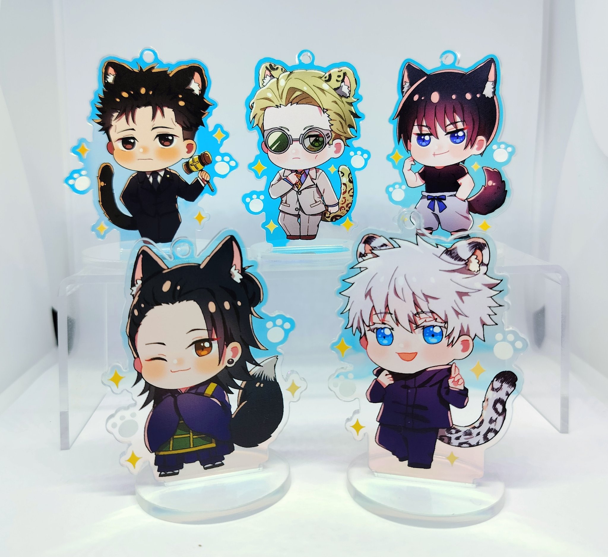 JJK Hologram Keychain & Standee & Glitter sticker