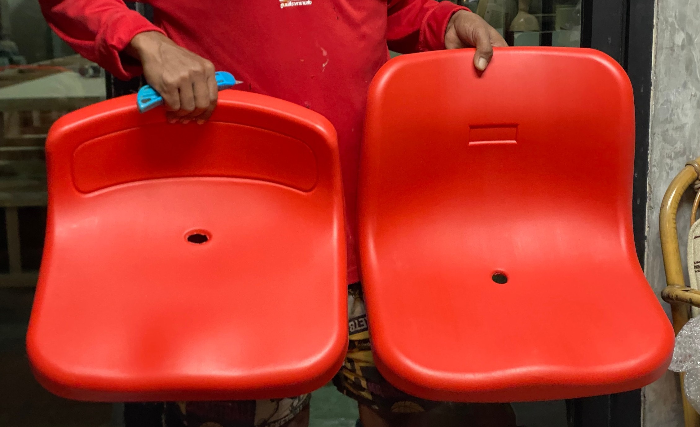 เก้าอี้อัฒจันทร์ เก้าอี้อัฒจรรย์ ที่นั่งอัฒจันทร์ , ที่นั่งเชียร์, เก้าอี้อัฒจันทร์,เก้าอี้สนามกีฬา มีหลายสี พร้อมส่งในไทย