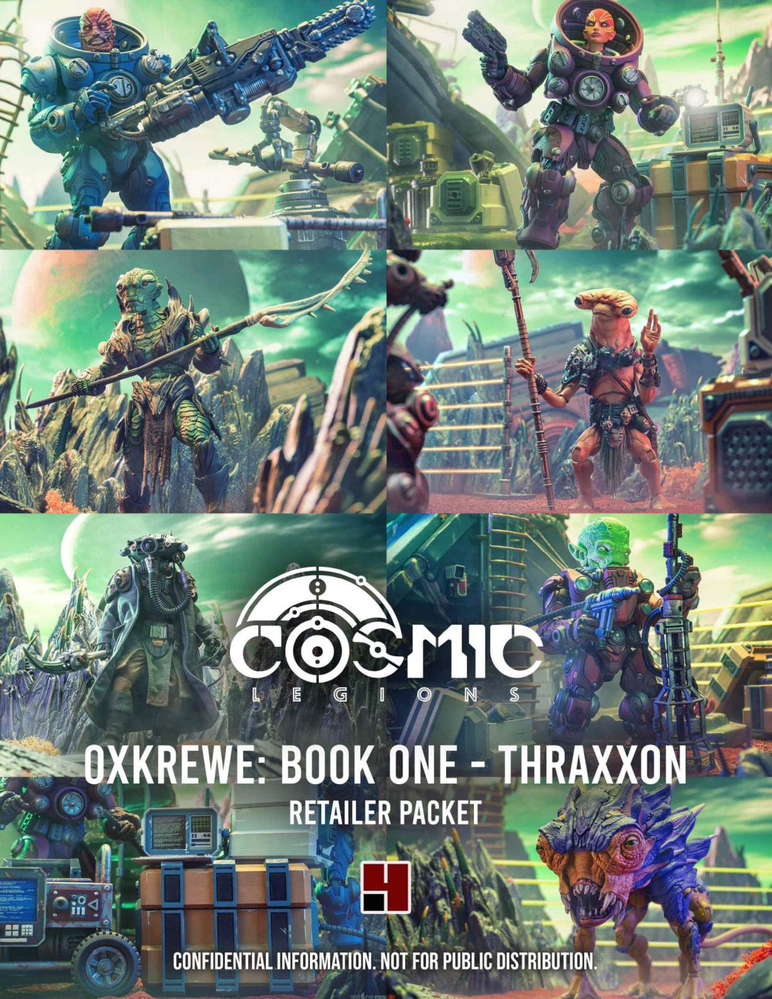 [สั่งจอง] Fourhorsemen : Cosmic Legions - OxKrewe, Book One - Thraxxon