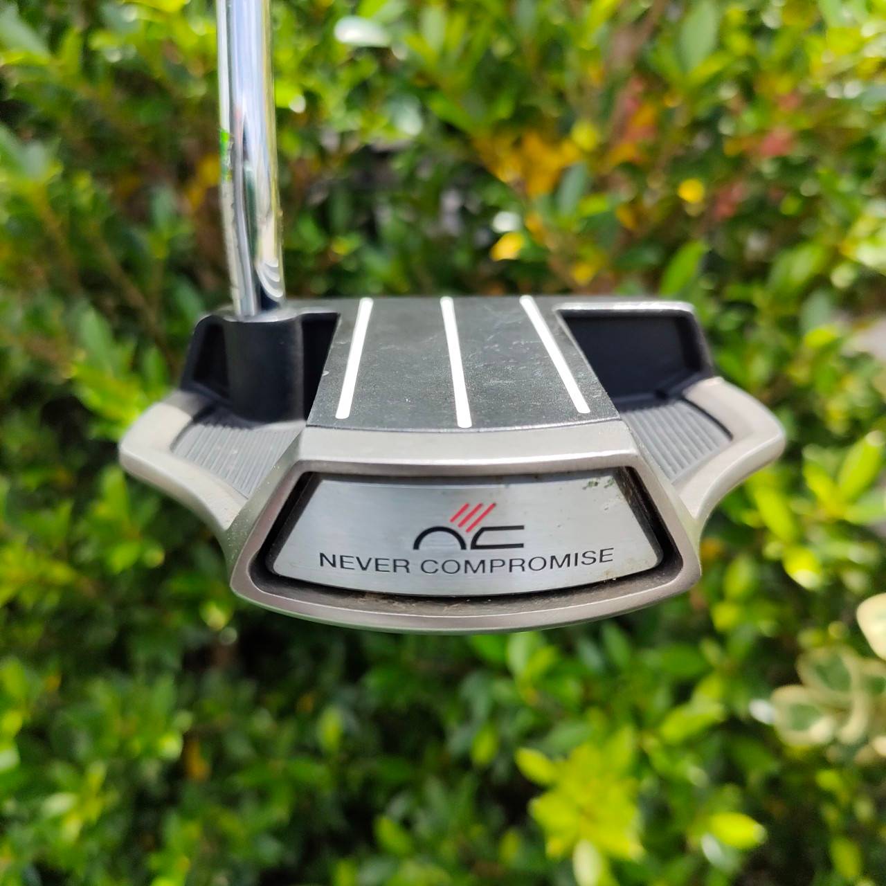 PUTTER NEVER COMPROMISE SUB 30 TYPE 50 NEVER DOUBT YOURSELF สุดยอดพัตเตอร์พรีเมี่ยม หายากครับพัต์ดีมากๆ เล็งง่าย กระจายน้ำหนักได้ดี พัตต์ตรงมาก