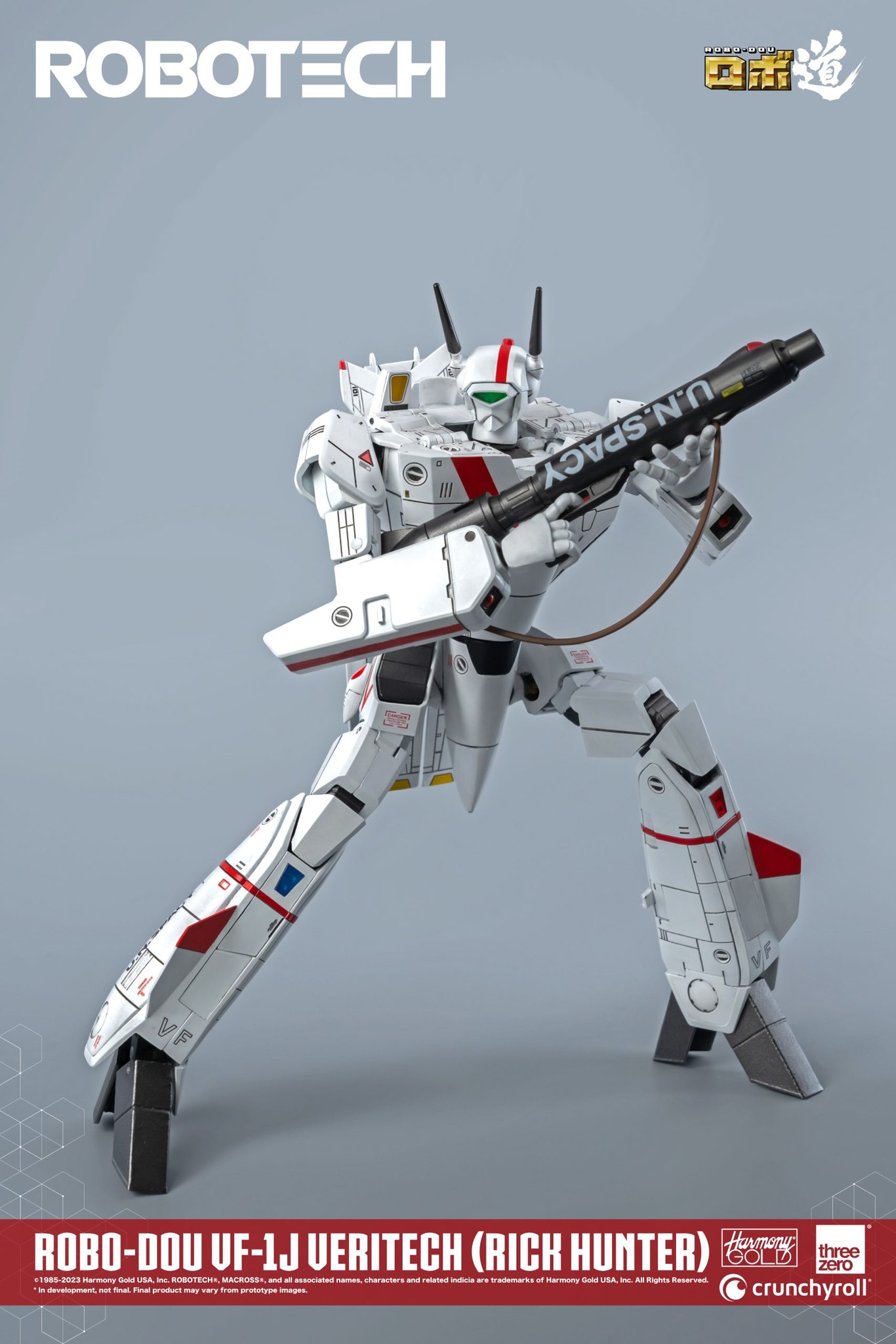 [สั่งจอง]threeZero 8” : Robotech - ROBO-DOU VF-1J Veritech (Rick Hunter)