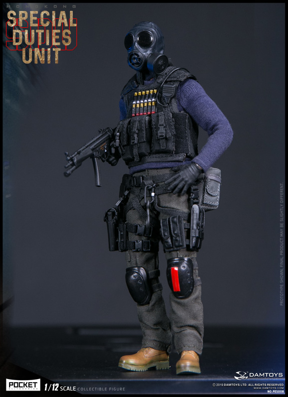 [สั่งจอง]DAMTOYS PES008: 1/12 POCKET ELITE SERIES： HONGKONG SDU (SAM SIR)