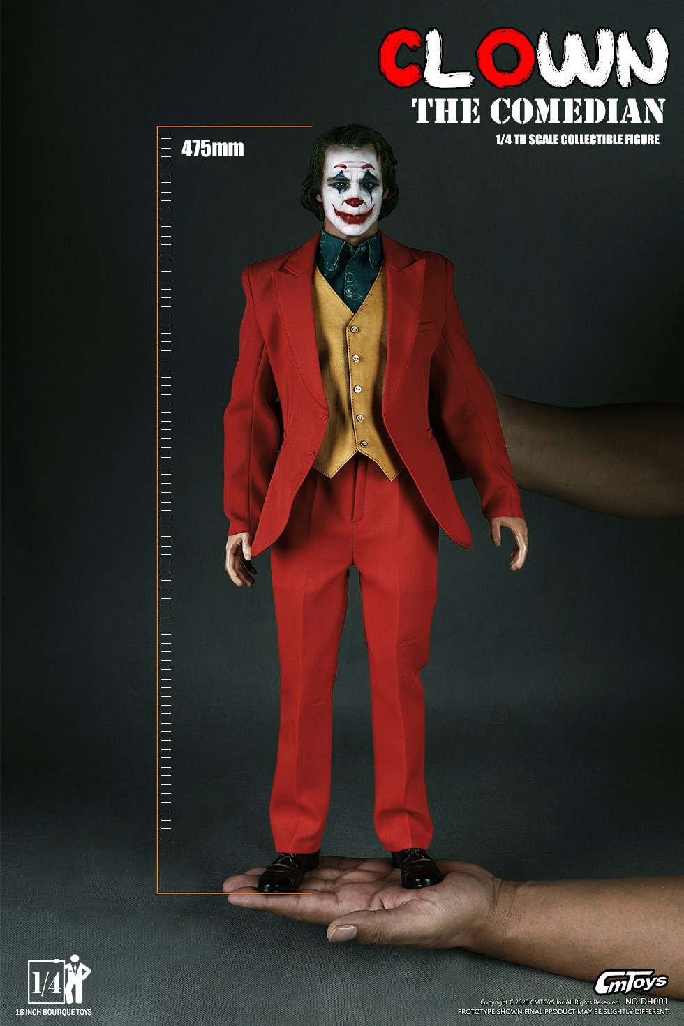 [สั่งจอง]CMTOYS DH001 1/4 CLOWN THE COMEDIAN