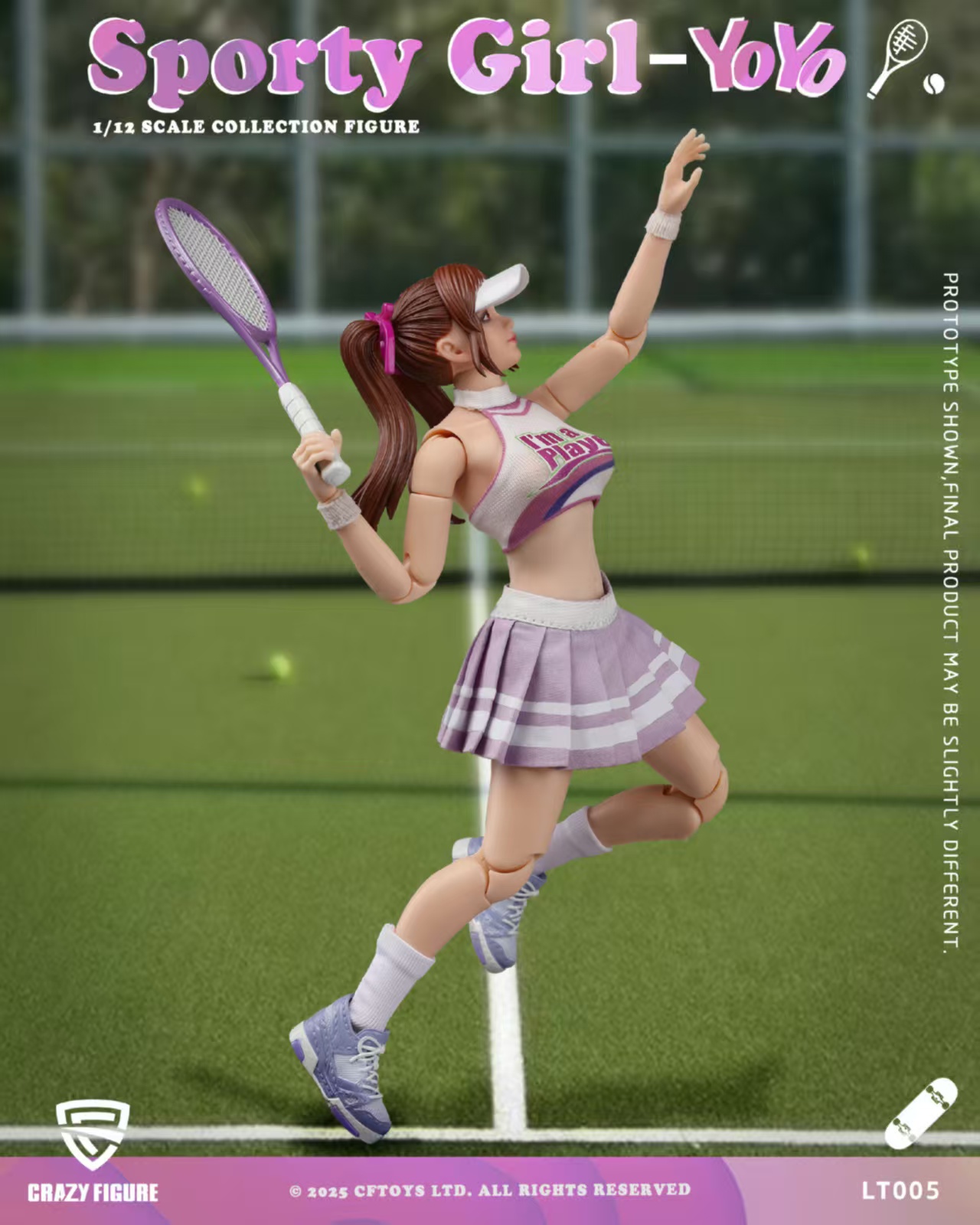 [สั่งจอง]CRAZY FIGURE LT005 1/12 : Sports Girl-Youyou