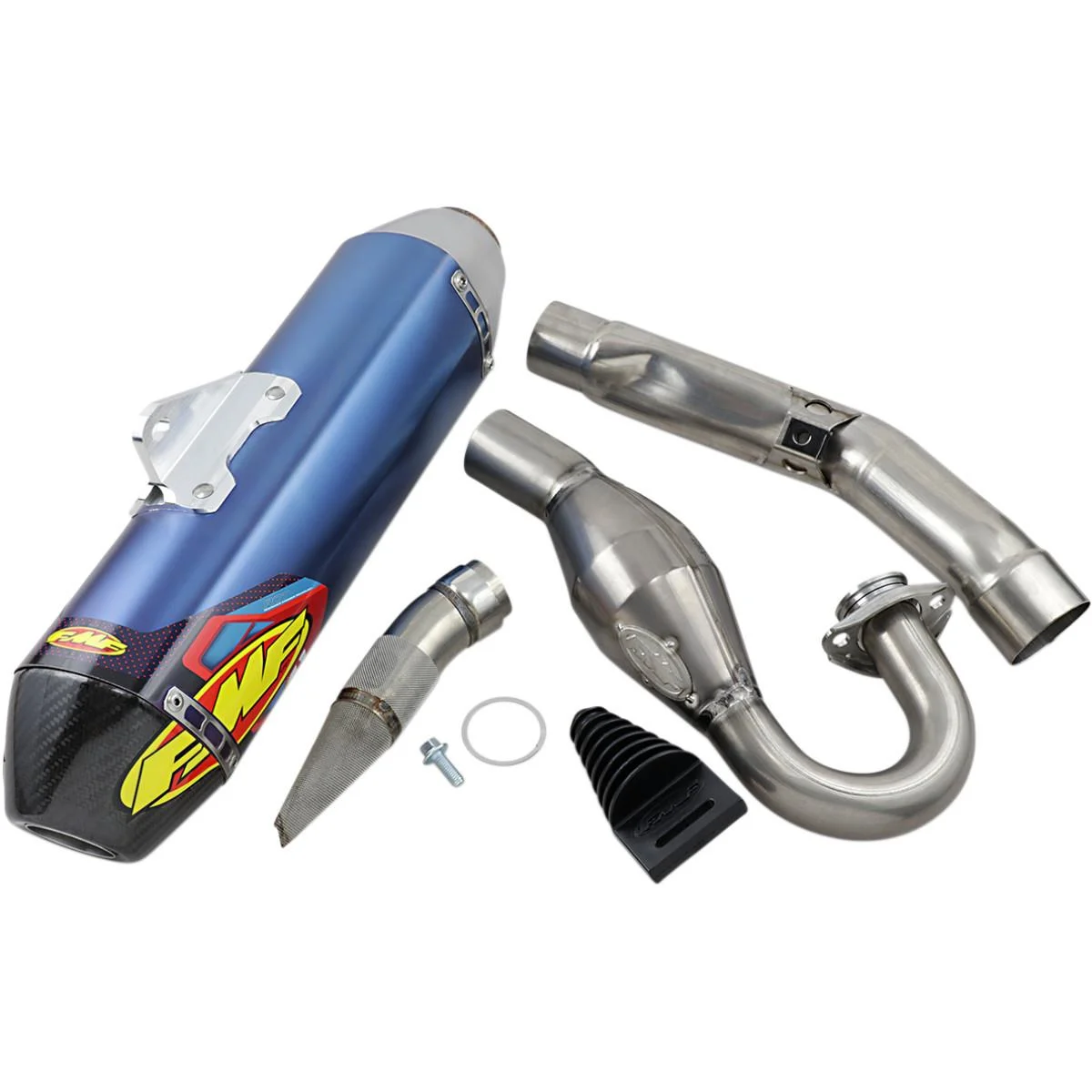 FMF Titanium Anodized Factory 4.1 MegaBomb system - KX250 21-23, KX250X 21-23