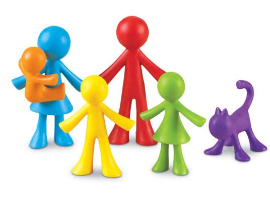 ชุดตัวนับจำนวนครอบครัวของฉัน ของเล่นเสริมพัฒนาการ ,ของเล่นเสริมทักษะ,ของเล่นเด็ก, สื่อการสอนอนุบาล