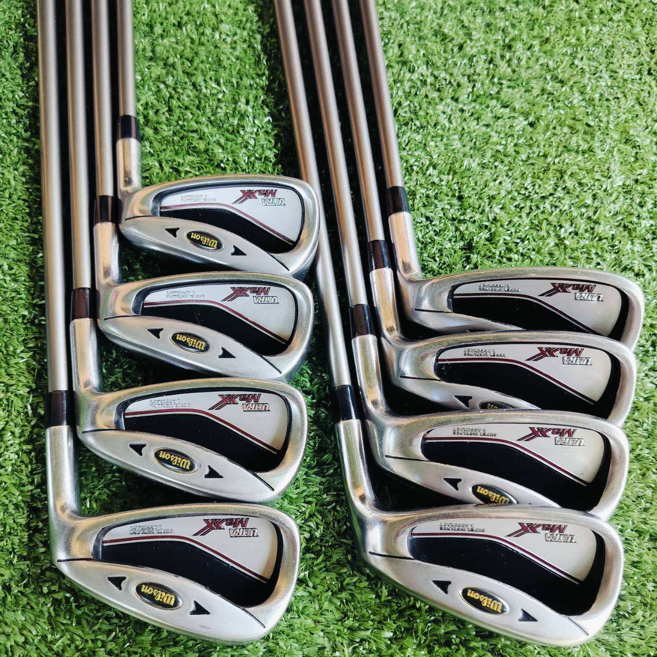 ชุดเหล็ก WILSON ULTRA MAX คุณภาพชุดนี้ระดับพรีเมี่ยมญี่ปุ่น ใบใหญ่ CAVITY ลึก ตีง่ายๆสบาย ไม้กอล์ฟมือสอง ของแท้ BY NakaraLuxurious