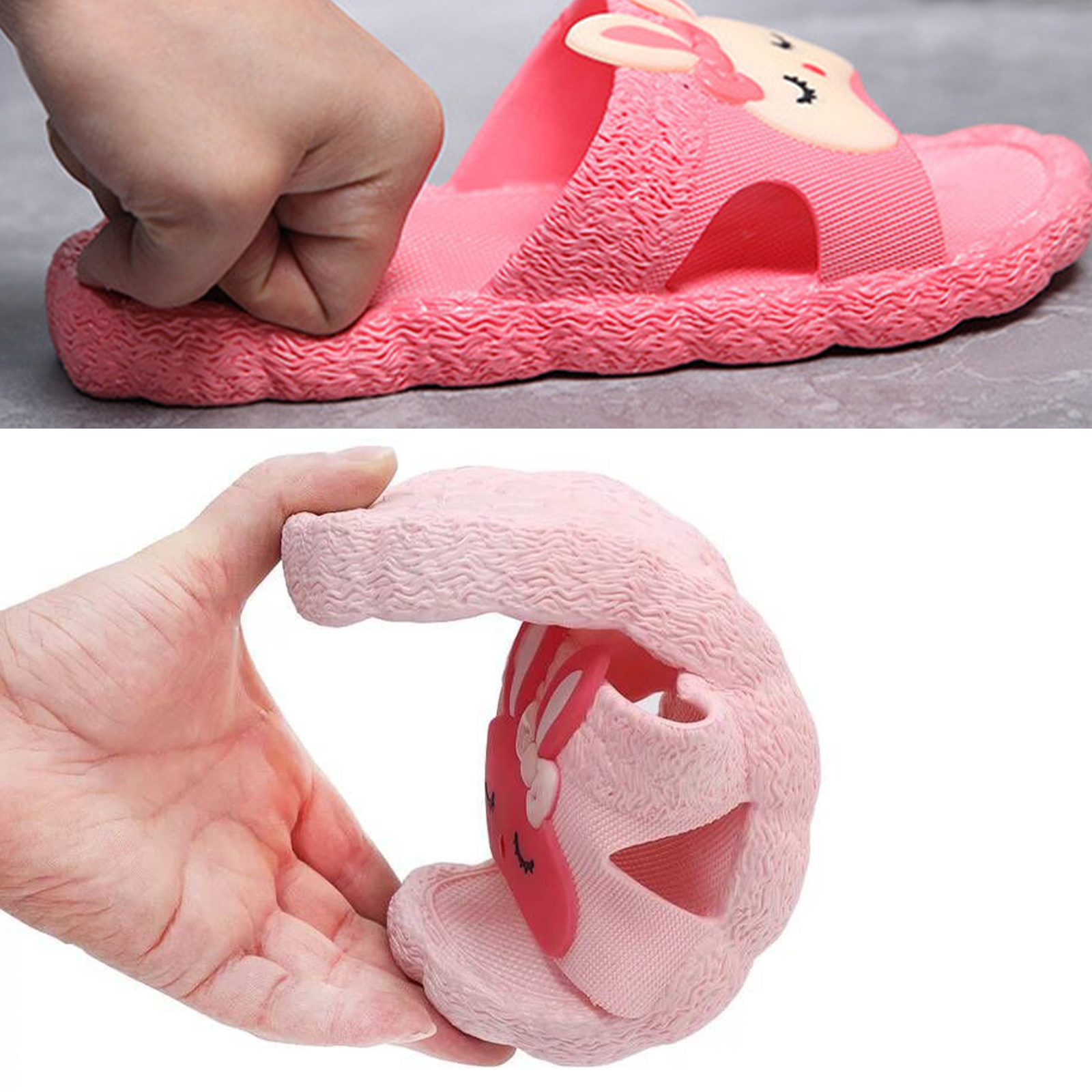 🔥Sale ลดราคา🔥 รองเท้าแตะ คู่รักกระต่ายแมวแว่น ใส่ในห้องน้ำ ใส่ในบ้าน สไตล์เกาหลี รองเท้าแตะ น้ำหนักเบา ยาง PVC พื้นนิ่ม ใส่สบายเท้า พื้นยางกันลื่น