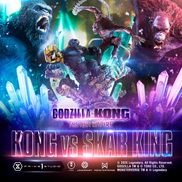 [สั่งจอง]Prime 1 Studio UDMGXK-02: Kong vs Skar King (Godzilla x Kong: The New Empire)