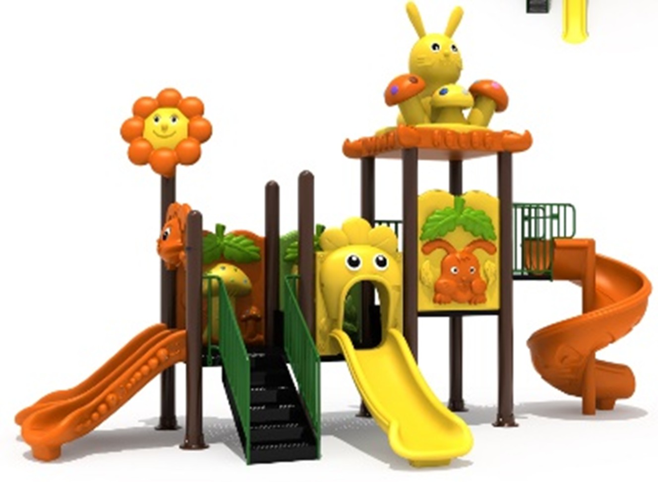 เครื่องเล่นสนามกลางแจ้ง,ชุดกระต่ายซุปเปอร์สไลด์, ครุภัณฑ์สนามเด็กเล่น, สพฐ,โครงการโรงเรียนประชารัฐ ศูนย์พัฒนาเด็กเล็ก playground,สไลเดอร์,ของเล่นเสริมพัฒนาการ,เครื่องเล่นสนาม, สนามเด็กเล่น