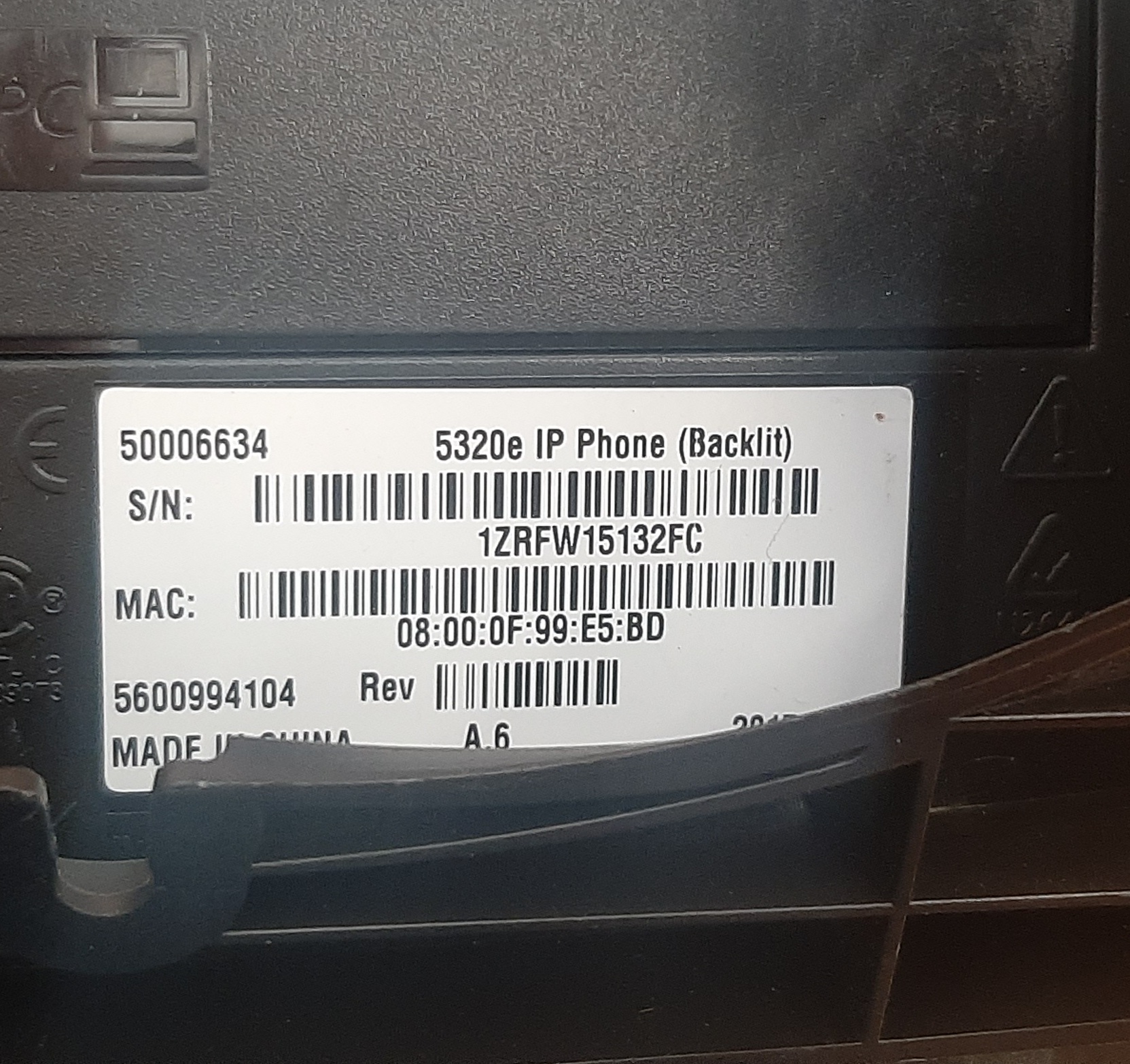 IP Phone มือสอง สภาพดี Mitel MiVoice 5320e ประกันร้าน